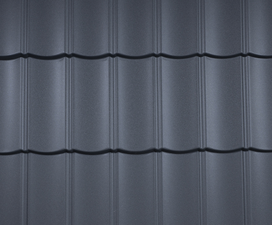 Anthracite PAN Tile Roofing Sheets Mobile Home Roof Metal Tiled Roof Steel Tiles 